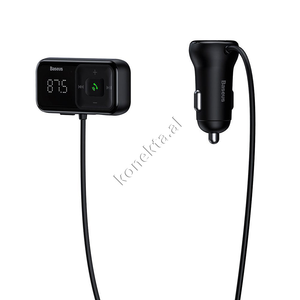 Adaptor Karikimi Dhe Mp3 Me Bluetooth Ne Forme T-je Baseus