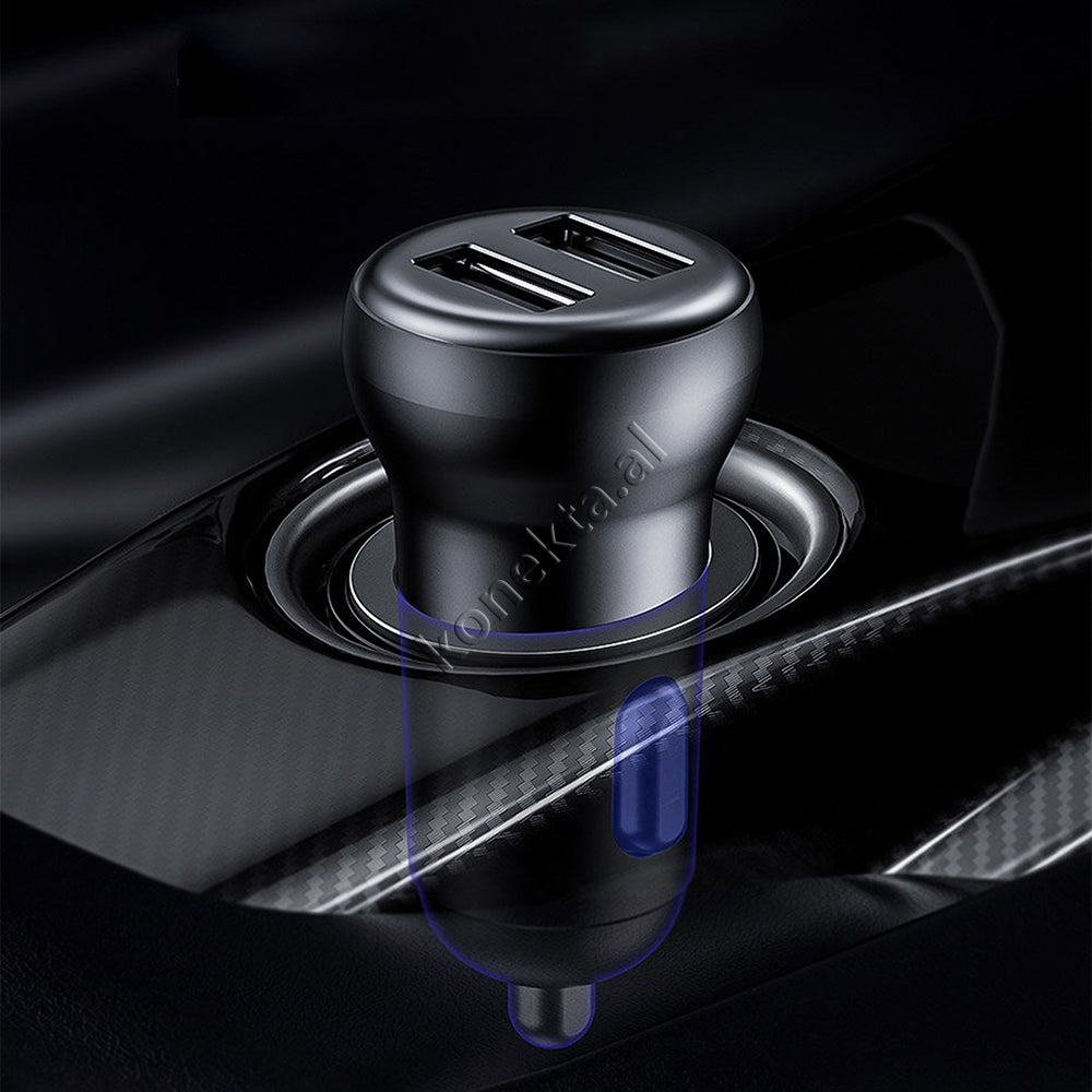 Adaptor Karikimi Dhe Mp3 Me Bluetooth Ne Forme T-je Baseus