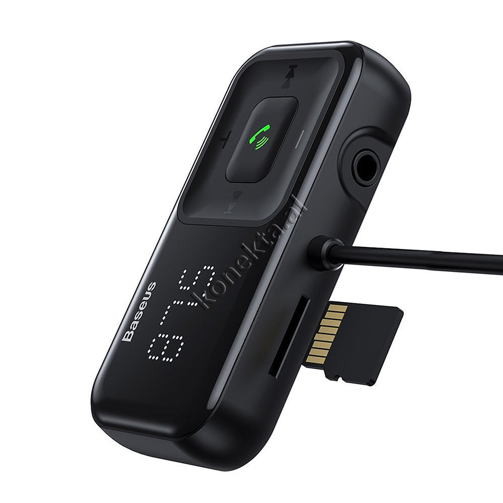 Adaptor Karikimi Dhe Mp3 Me Bluetooth Ne Forme T-je Baseus