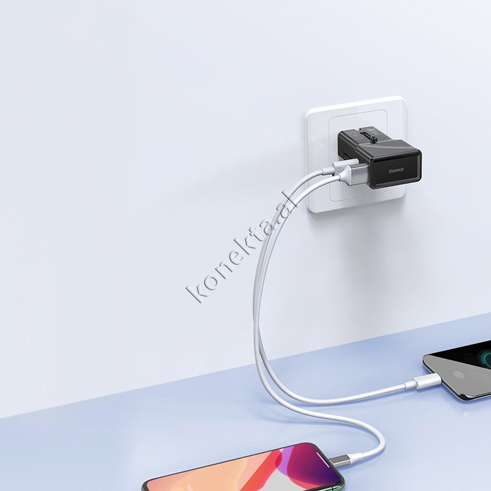 Adaptor Karikimi Universal 18w Me Karikim Te Shpejte Usb + Type-C
