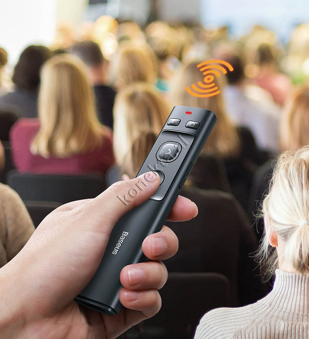 Prezantues Powerpoint Ppt Wireless Orange Dot Me Usb Baseus