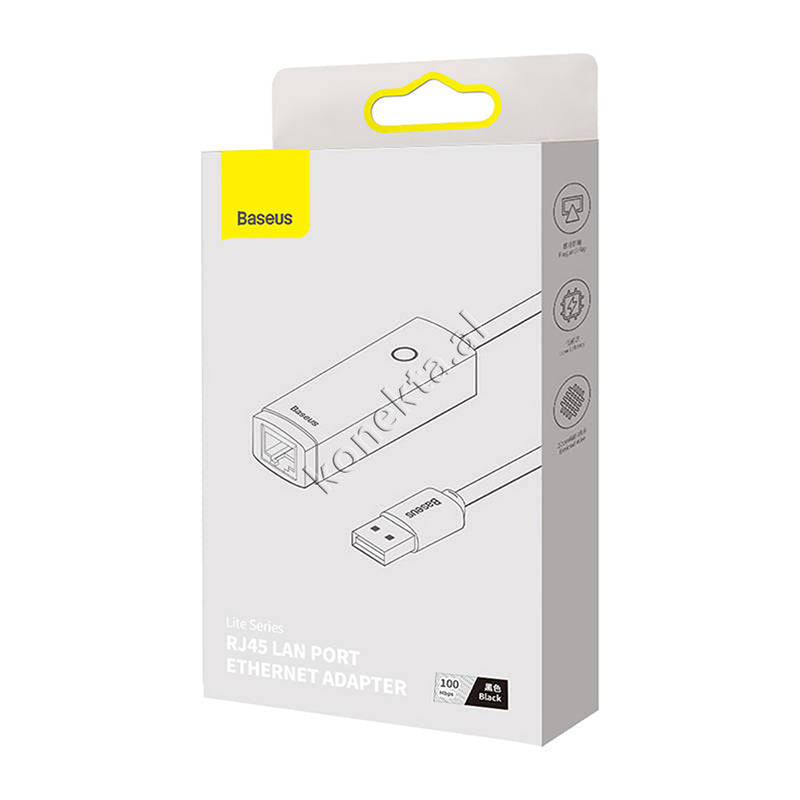 Adaptor Interneti RJ45 LAN Baseus Me Kabell USB