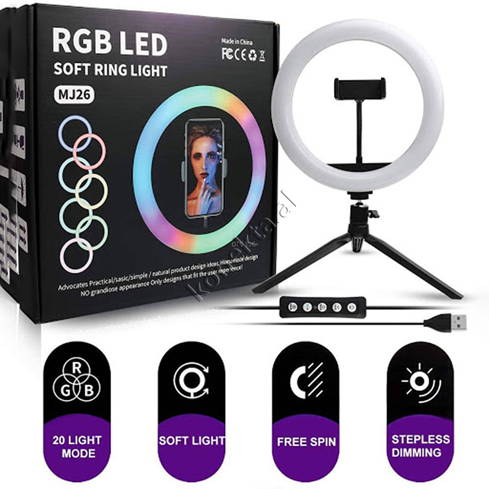 Trekembesh (Tripod) Per Telefon Dhe Drite Led Per Ndricim Perfekt