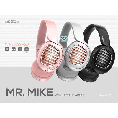 Kufje Headphones Me Super Bass Me Bluetooth V5.0 Moxom